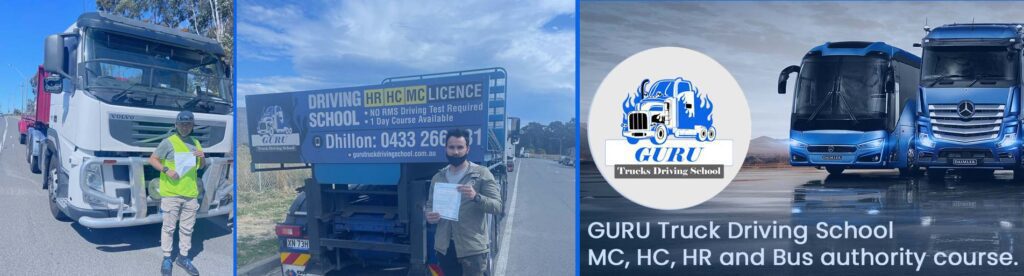 GURU Truck Driving School– MC, HC, HR and Bus authority course
