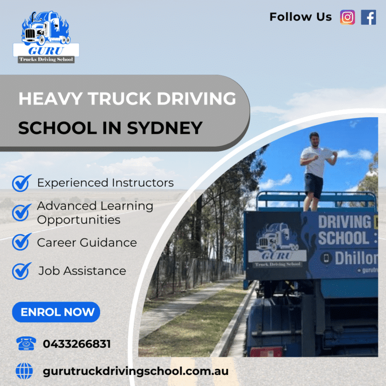 Heavy Truck Driving School Sydney