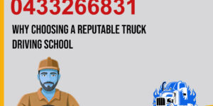 Why Choosing a Reputable Truck Driving School